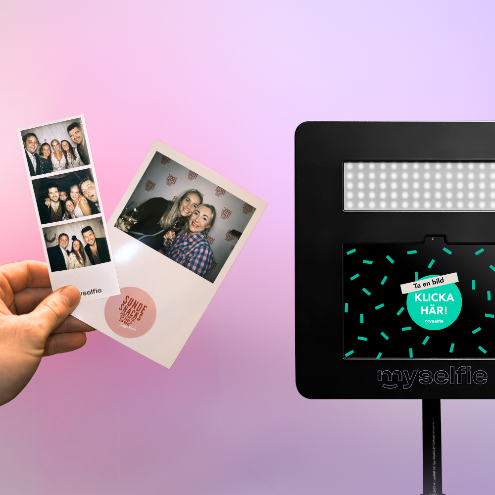 Myselfie | Fotobås med utskrifter