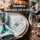 Få in gästernas mobilbilder i ditt galleri via QR