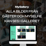 Få in gästernas mobilbilder i ditt galleri via QR
