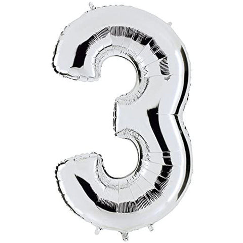 Ballong 3 - Silver (40 cm)