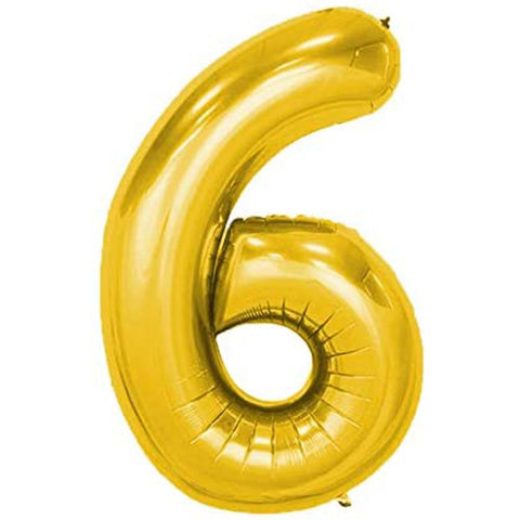 Ballong 6 - Guld (40 cm)