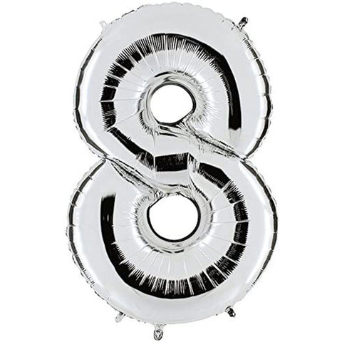 Ballong 8 - Silver (40 cm)