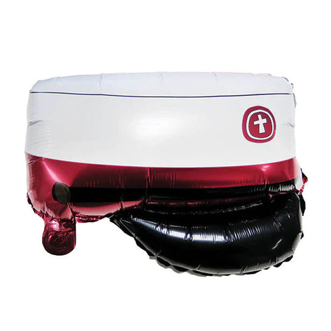 Folieballong till studentfesten (röd)