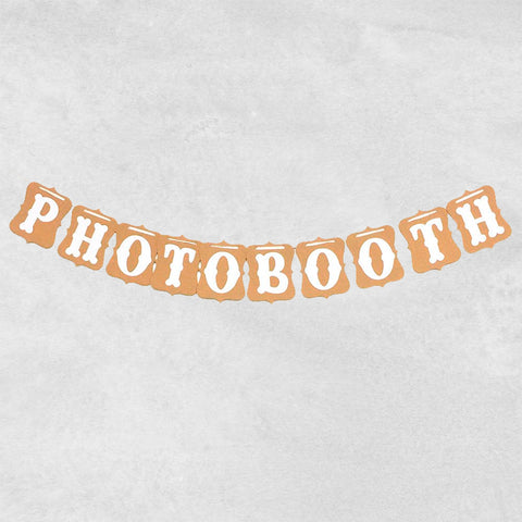 Photo Booth bokstavsflagga